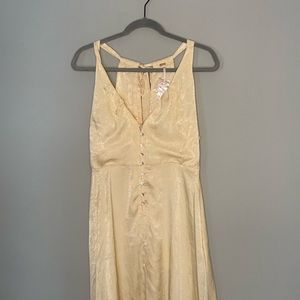 NWT Free people champagne dress